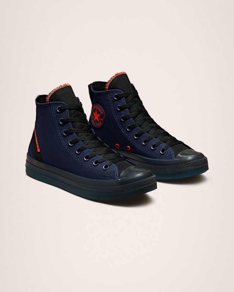 Converse Chuck Taylor All Star CX Stretch καμβα σκουρο μπλε μαυρα Μάνγκο | WJUXTZ-017