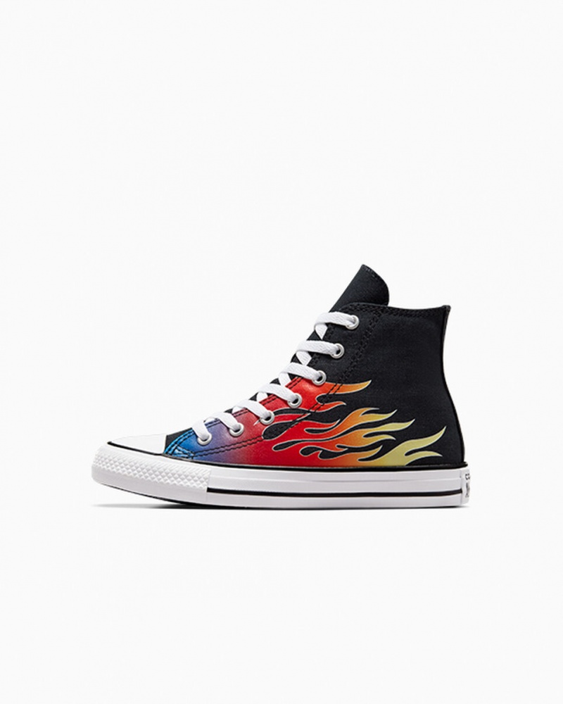 Converse Chuck Taylor All Star Cars μαυρα μαυρα ασπρα | RLGXVM-648