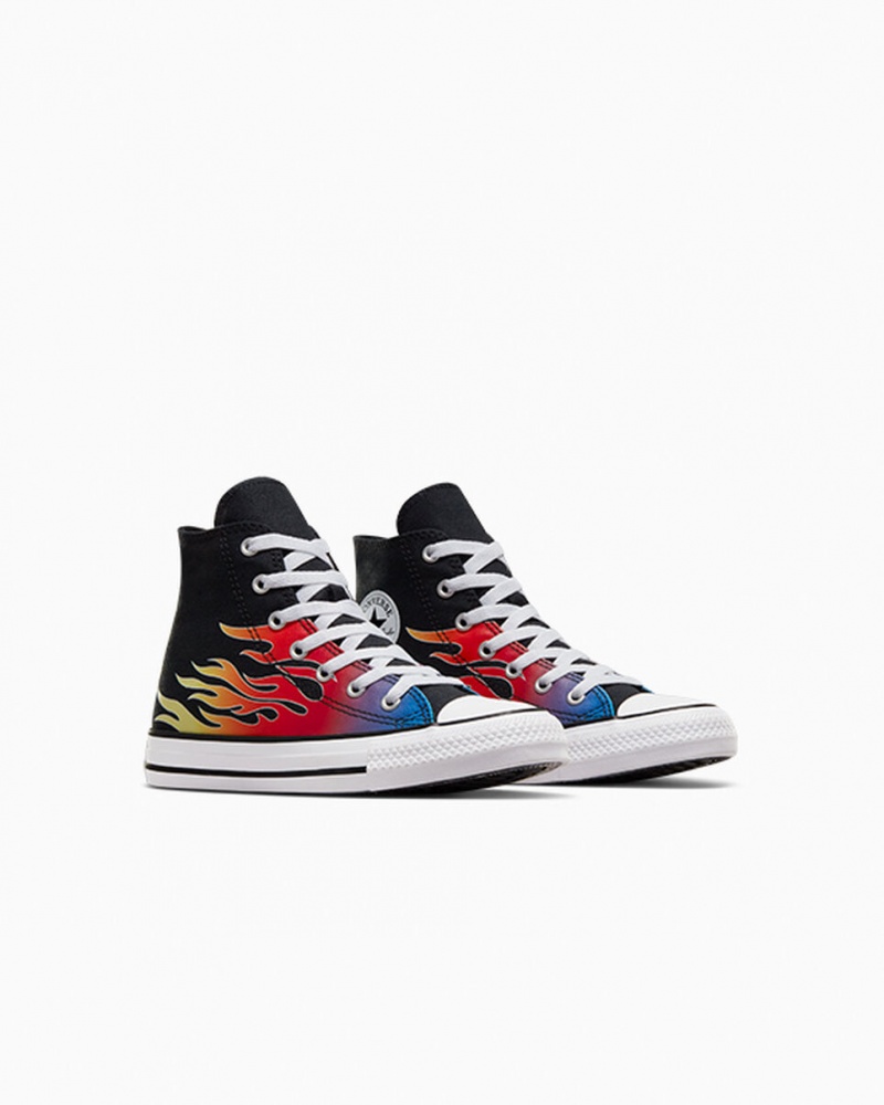 Converse Chuck Taylor All Star Cars μαυρα μαυρα ασπρα | RLGXVM-648