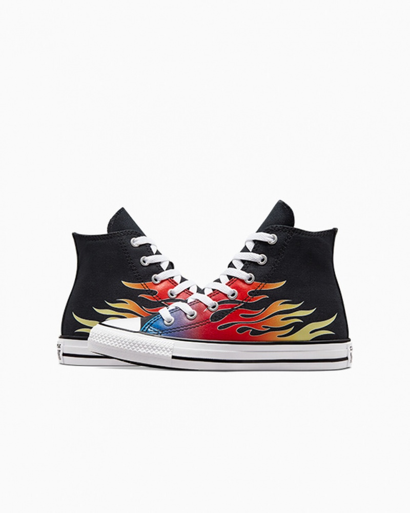 Converse Chuck Taylor All Star Cars μαυρα μαυρα ασπρα | RLGXVM-648