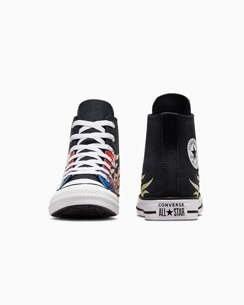 Converse Chuck Taylor All Star Cars μαυρα μαυρα ασπρα | RLGXVM-648