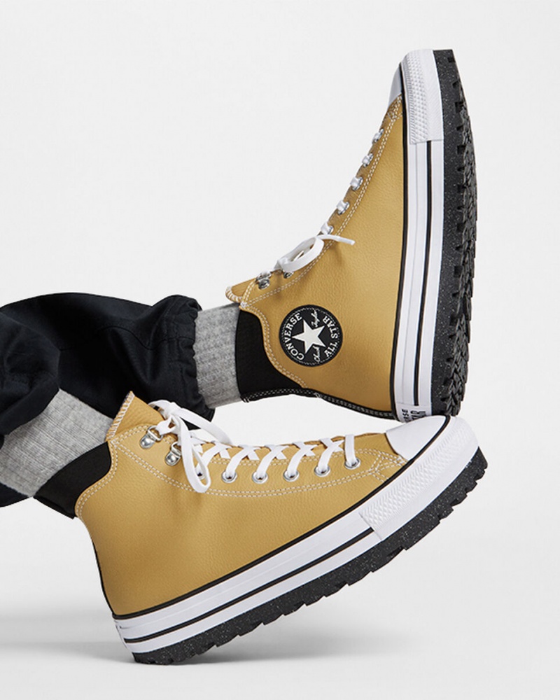 Converse Chuck Taylor All Star City Trek αδιαβροχα Boot μαυρα ασπρα | RTEFMB-843