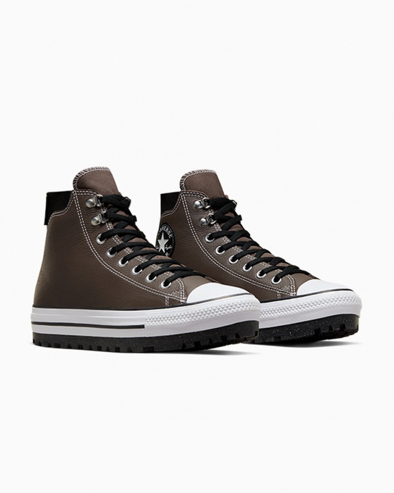 Converse Chuck Taylor All Star City Trek αδιαβροχα Boot μαυρα ασπρα | ZLTFNR-095