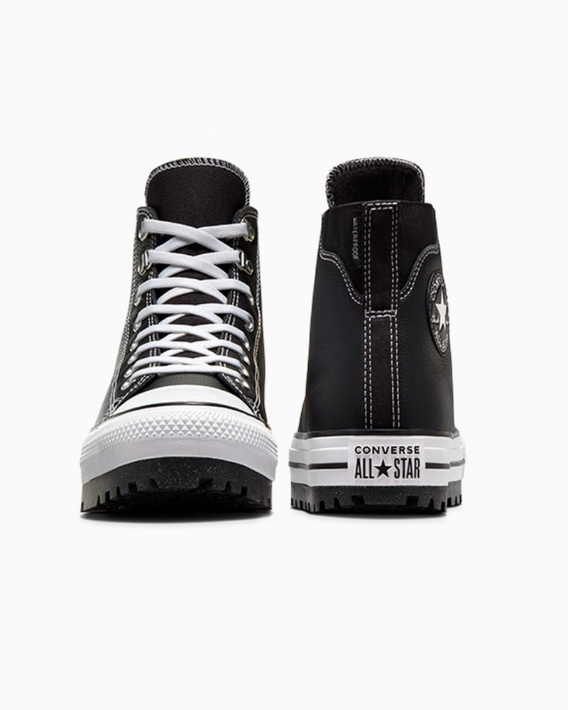 Converse Chuck Taylor All Star City Trek αδιαβροχα Boot μαυρα ασπρα ασημι | FJMHKZ-841