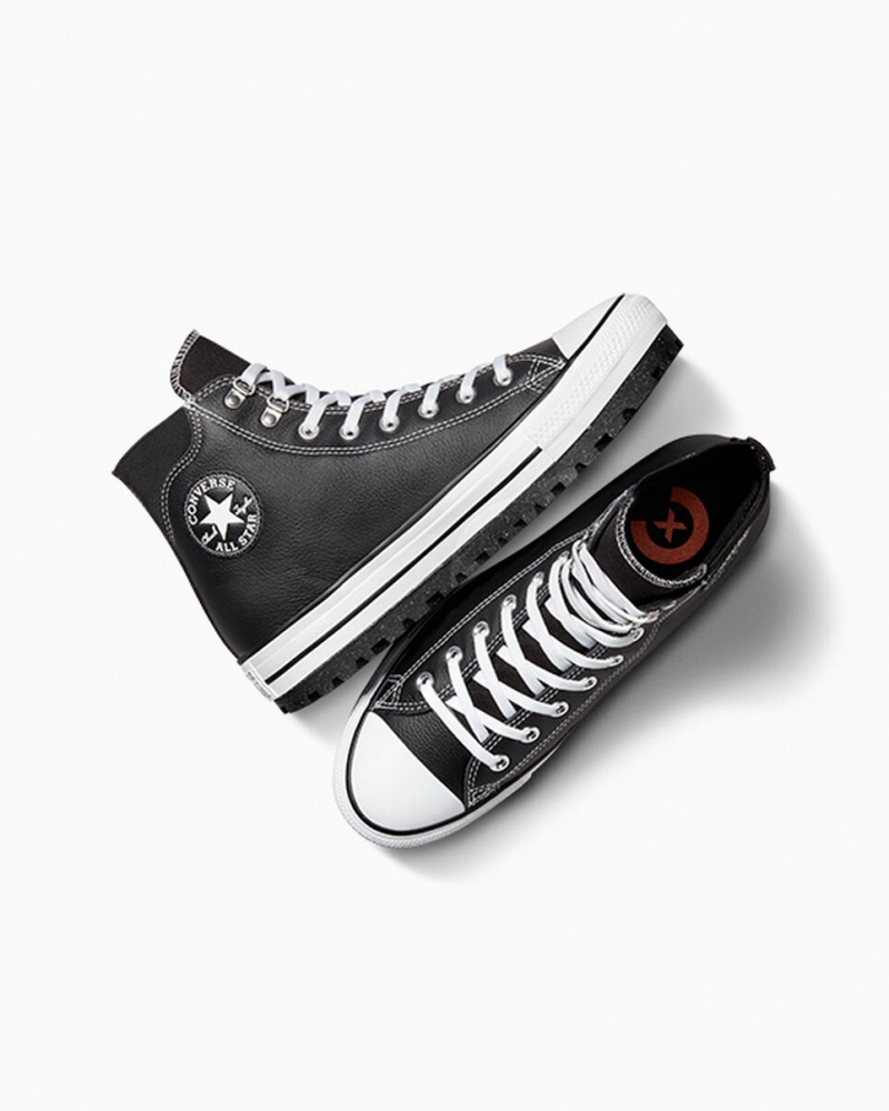 Converse Chuck Taylor All Star City Trek αδιαβροχα Boot μαυρα ασπρα ασημι | PGZMWS-718