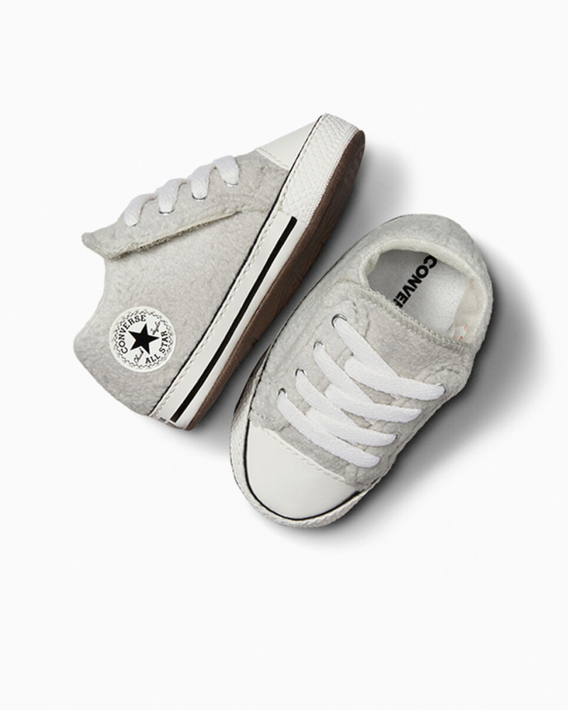 Converse Chuck Taylor All Star Cribster Easy-On Χειμερινά Essentials ασπρα μαυρα | MPVQJY-027