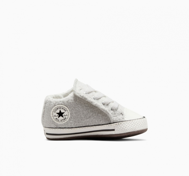 Converse Chuck Taylor All Star Cribster Easy-On Χειμερινά Essentials ασπρα μαυρα | MPVQJY-027