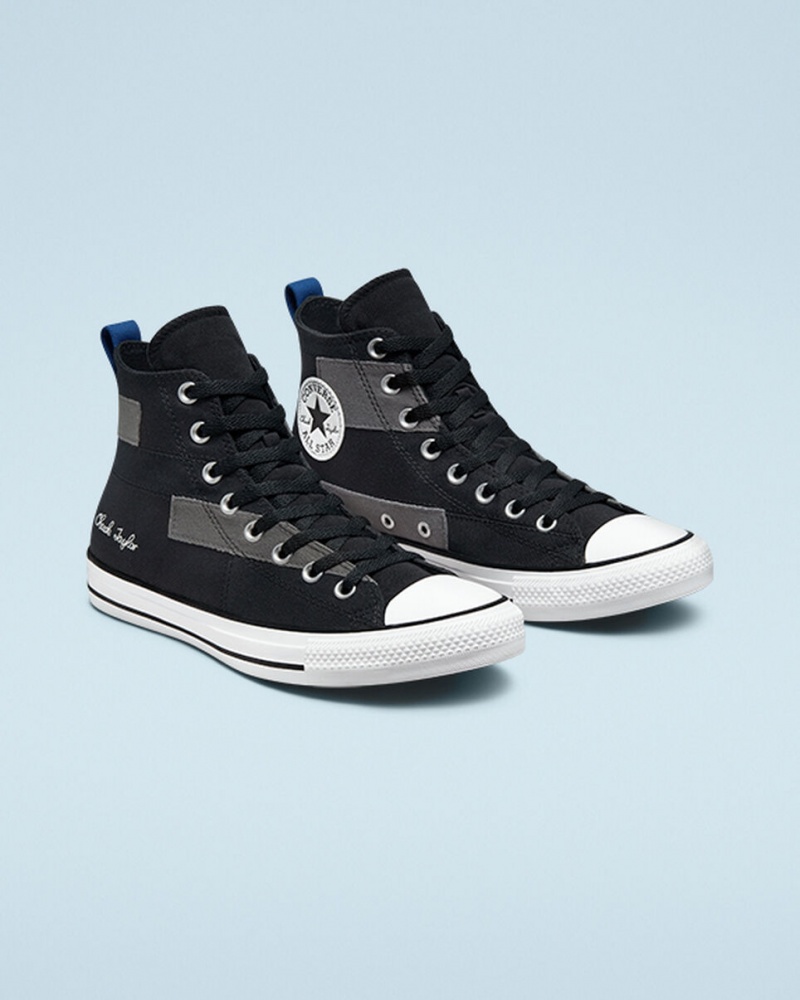 Converse Chuck Taylor All Star Desert Patchwork μαυρα μπλε ασπρα | SYMNDJ-637