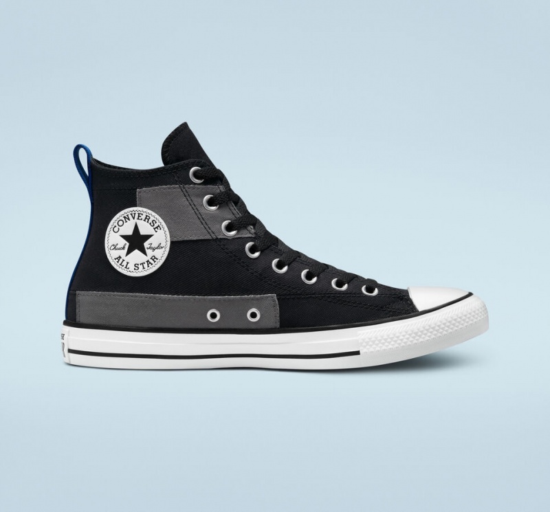 Converse Chuck Taylor All Star Desert Patchwork μαυρα μπλε ασπρα | SYMNDJ-637