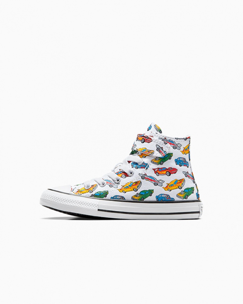 Converse Chuck Taylor All Star Easy-On Cars ασπρα κίτρινα κοκκινα | MKINEU-472