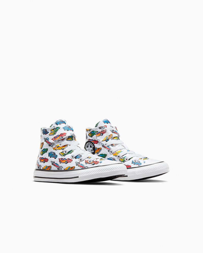 Converse Chuck Taylor All Star Easy-On Cars ασπρα κίτρινα κοκκινα | MKINEU-472