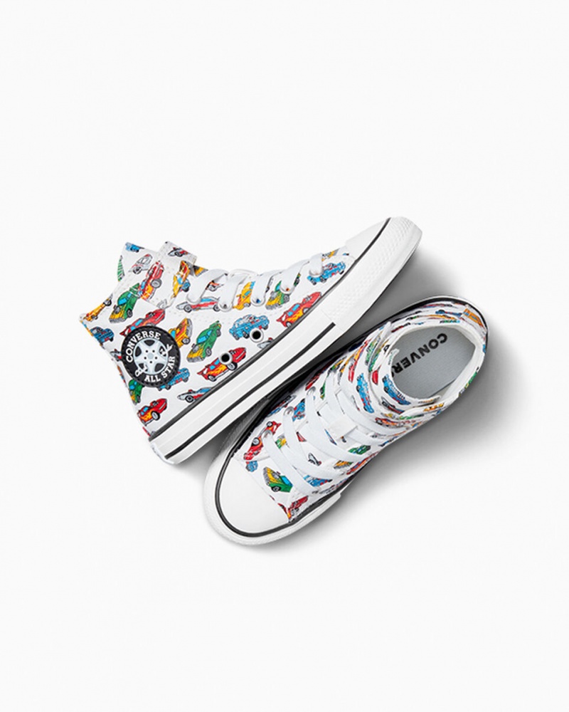 Converse Chuck Taylor All Star Easy-On Cars ασπρα κίτρινα κοκκινα | MKINEU-472