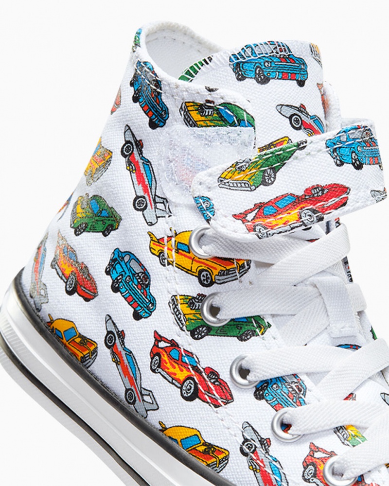 Converse Chuck Taylor All Star Easy-On Cars ασπρα κίτρινα κοκκινα | MKINEU-472