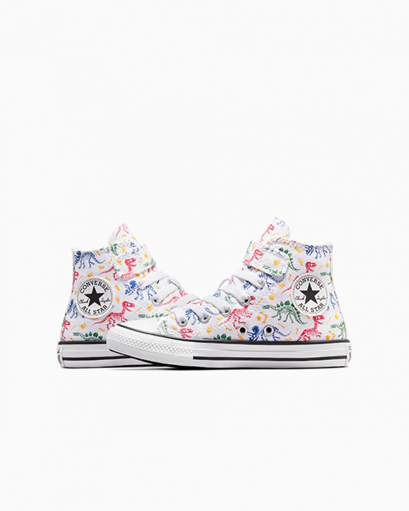 Converse Chuck Taylor All Star Easy-On Dinos ασπρα κοκκινα πρασινο | ATEDVY-678