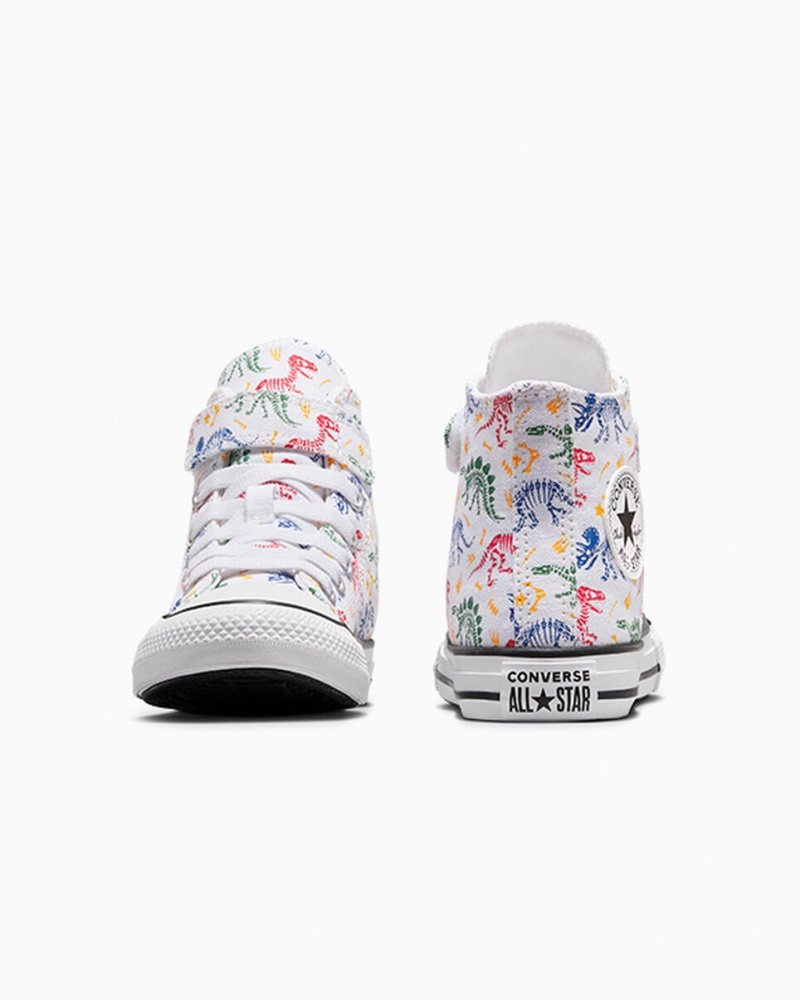 Converse Chuck Taylor All Star Easy-On Dinos ασπρα κοκκινα πρασινο | ATEDVY-678