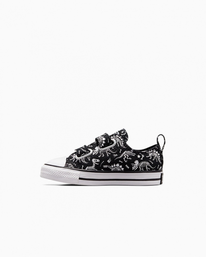 Converse Chuck Taylor All Star Easy-On Dinos μαυρα ασπρα ασπρα | DPQYHM-597