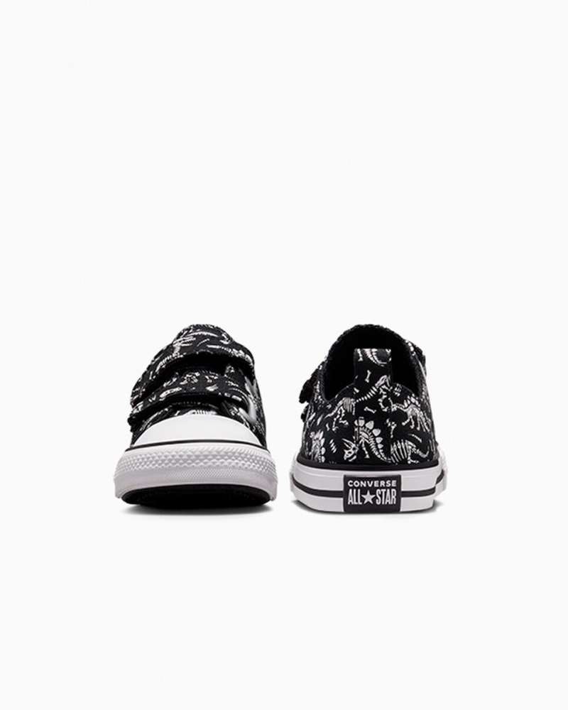 Converse Chuck Taylor All Star Easy-On Dinos μαυρα ασπρα ασπρα | DPQYHM-597