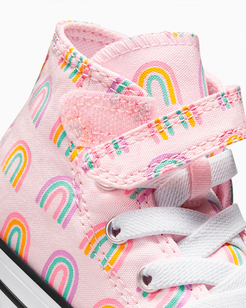 Converse Chuck Taylor All Star Easy-On Rainbows ροζ | QXNZHK-475