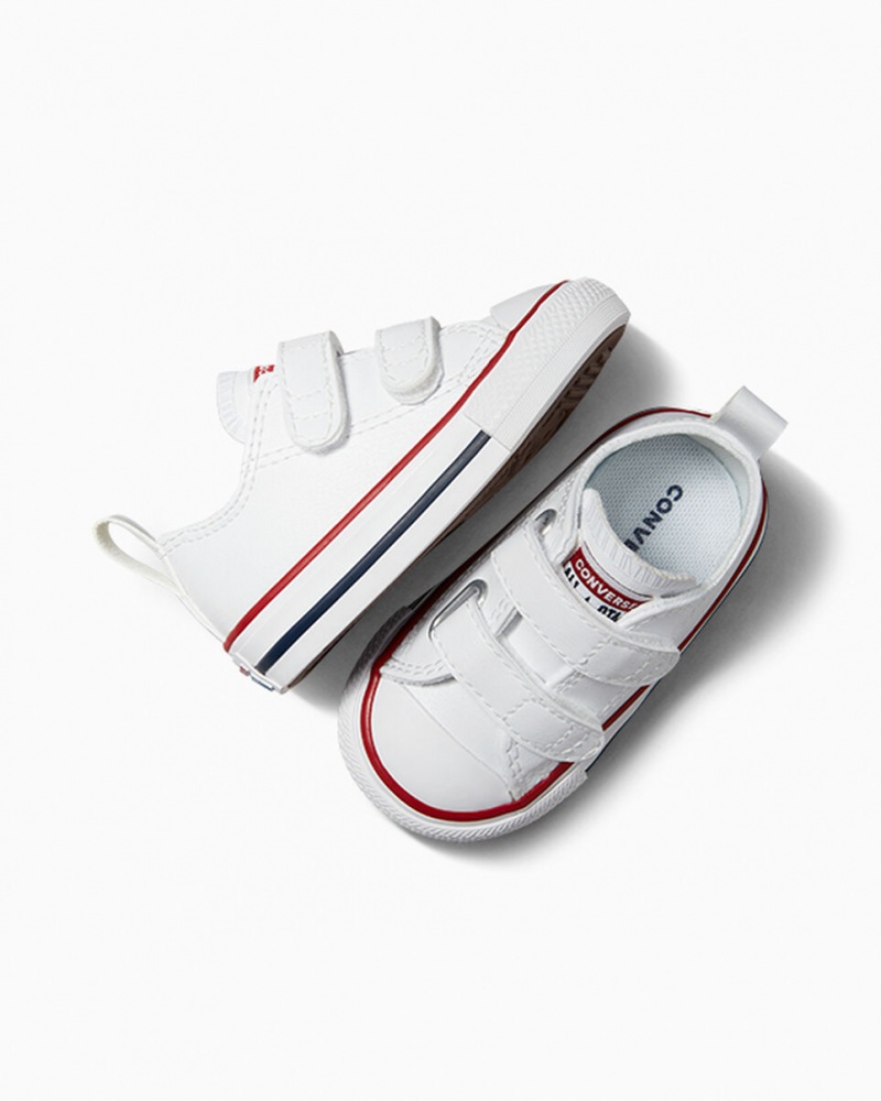 Converse Chuck Taylor All Star Easy-On δερματινα ασπρα | CUTDPZ-543