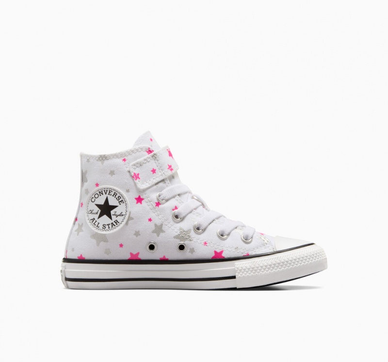 Converse Chuck Taylor All Star Easy On Sparkle ασπρα ροζ ασπρα | QVRADM-397