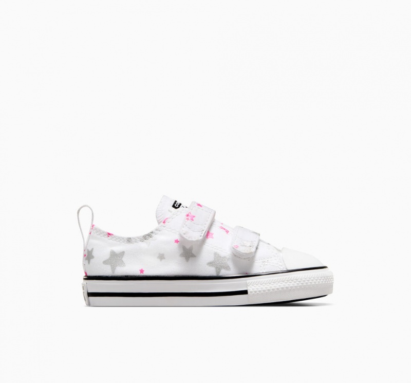 Converse Chuck Taylor All Star Easy On Sparkle ασπρα ροζ ασπρα | CTBJMO-948