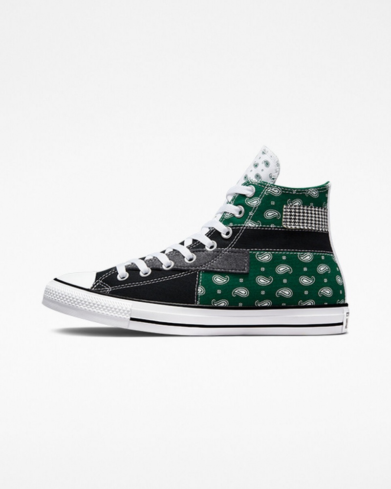 Converse Chuck Taylor All Star Hacked Patterns μαυρα ασπρα | LIOSMA-129