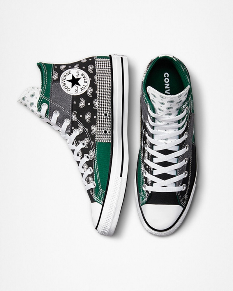 Converse Chuck Taylor All Star Hacked Patterns μαυρα ασπρα | LIOSMA-129