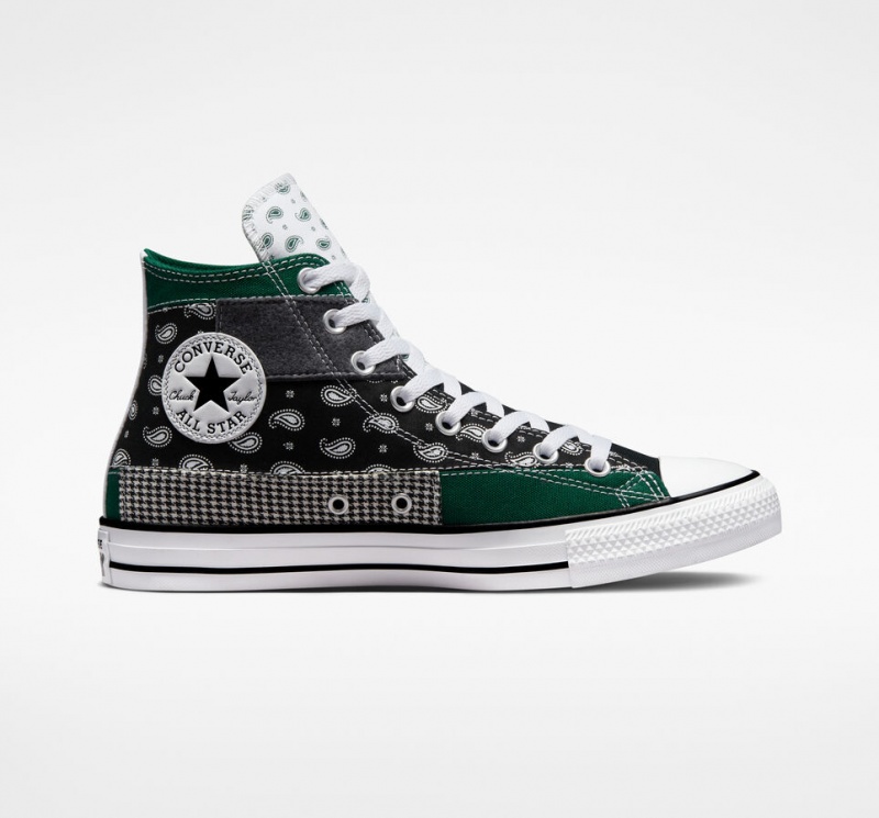 Converse Chuck Taylor All Star Hacked Patterns μαυρα ασπρα | LIOSMA-129