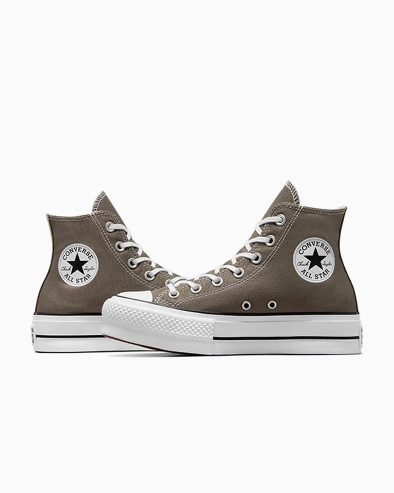 Converse Chuck Taylor All Star Lift flatforms ασπρα μαυρα | SOYTPU-560