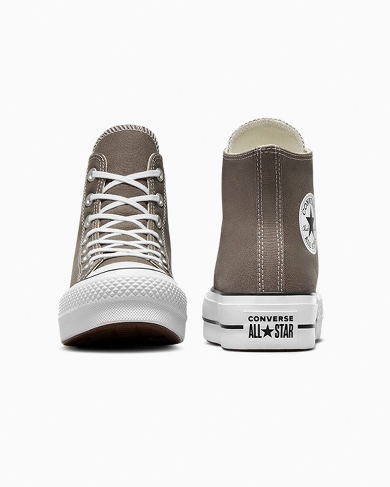 Converse Chuck Taylor All Star Lift flatforms ασπρα μαυρα | SOYTPU-560