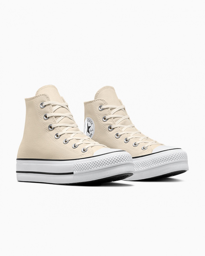 Converse Chuck Taylor All Star Lift flatforms ασπρα μαυρα | RBPSLG-128