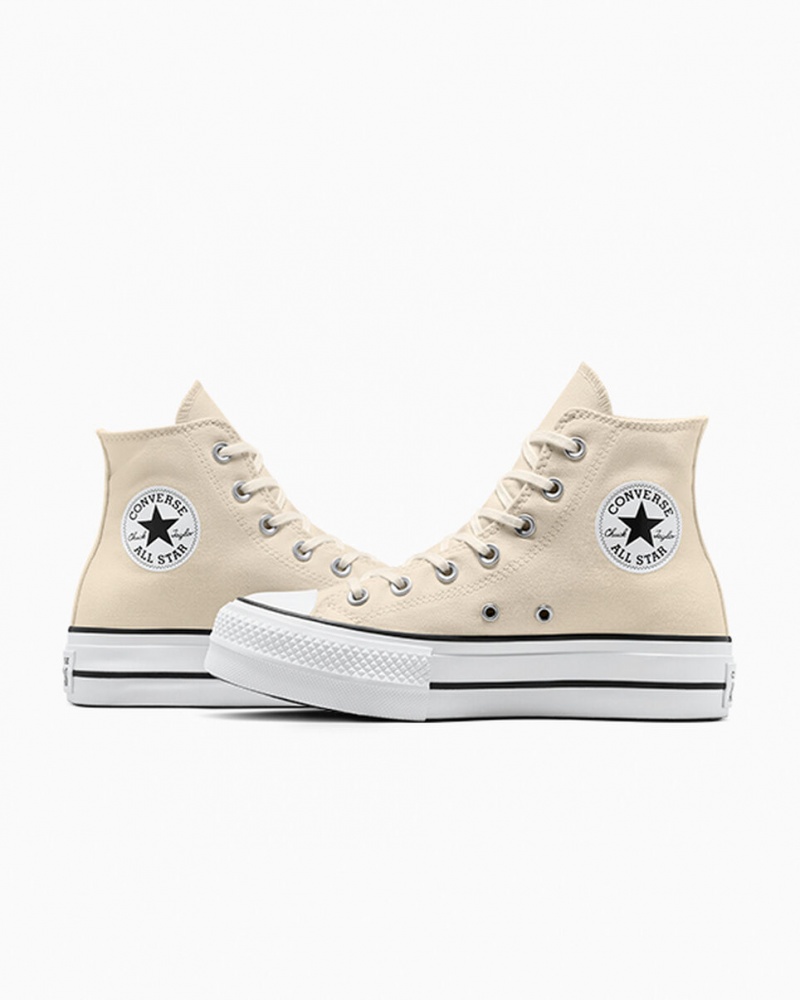 Converse Chuck Taylor All Star Lift flatforms ασπρα μαυρα | RBPSLG-128