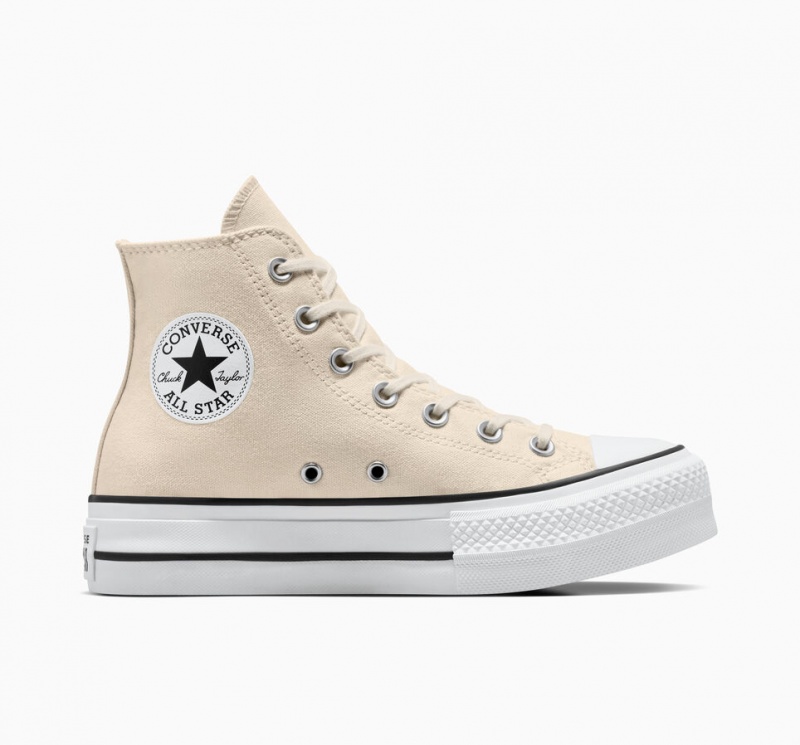 Converse Chuck Taylor All Star Lift flatforms ασπρα μαυρα | RBPSLG-128