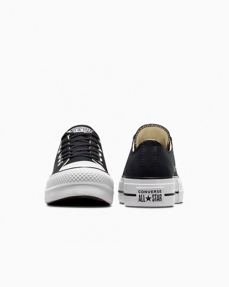 Converse Chuck Taylor All Star Lift flatforms μαυρα ασπρα ασπρα | GWFULQ-504