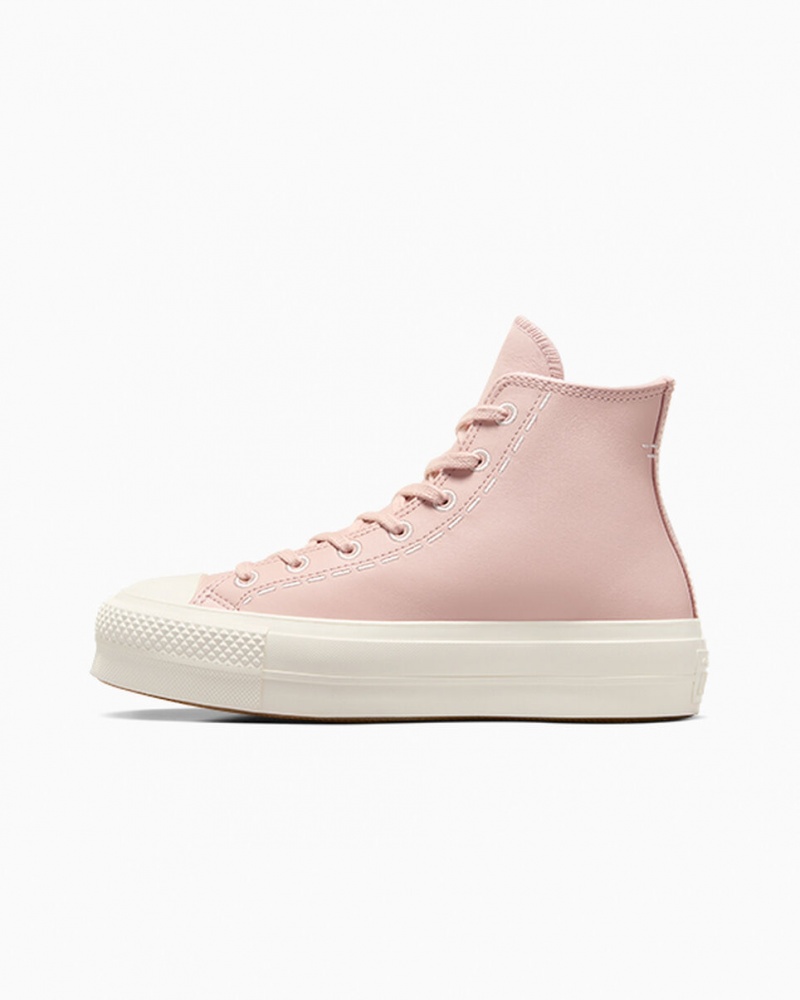 Converse Chuck Taylor All Star Lift flatforms Bold Stitch ροζ ροζ | SMJWXL-752