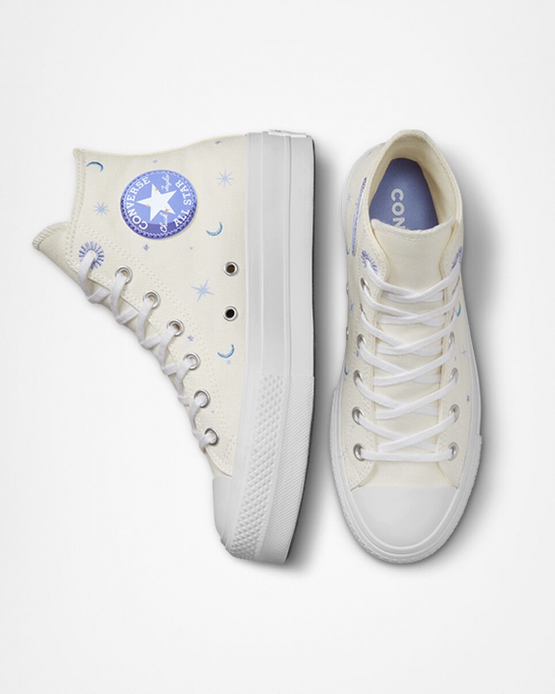 Converse Chuck Taylor All Star Lift flatforms Celestial μωβ | LJZRCO-529