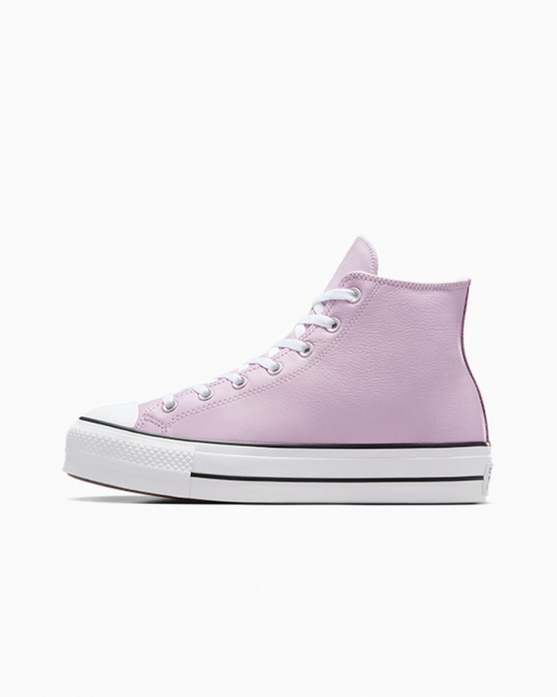 Converse Chuck Taylor All Star Lift flatforms Excess Materials ασπρα μαυρα | OWKAPL-036