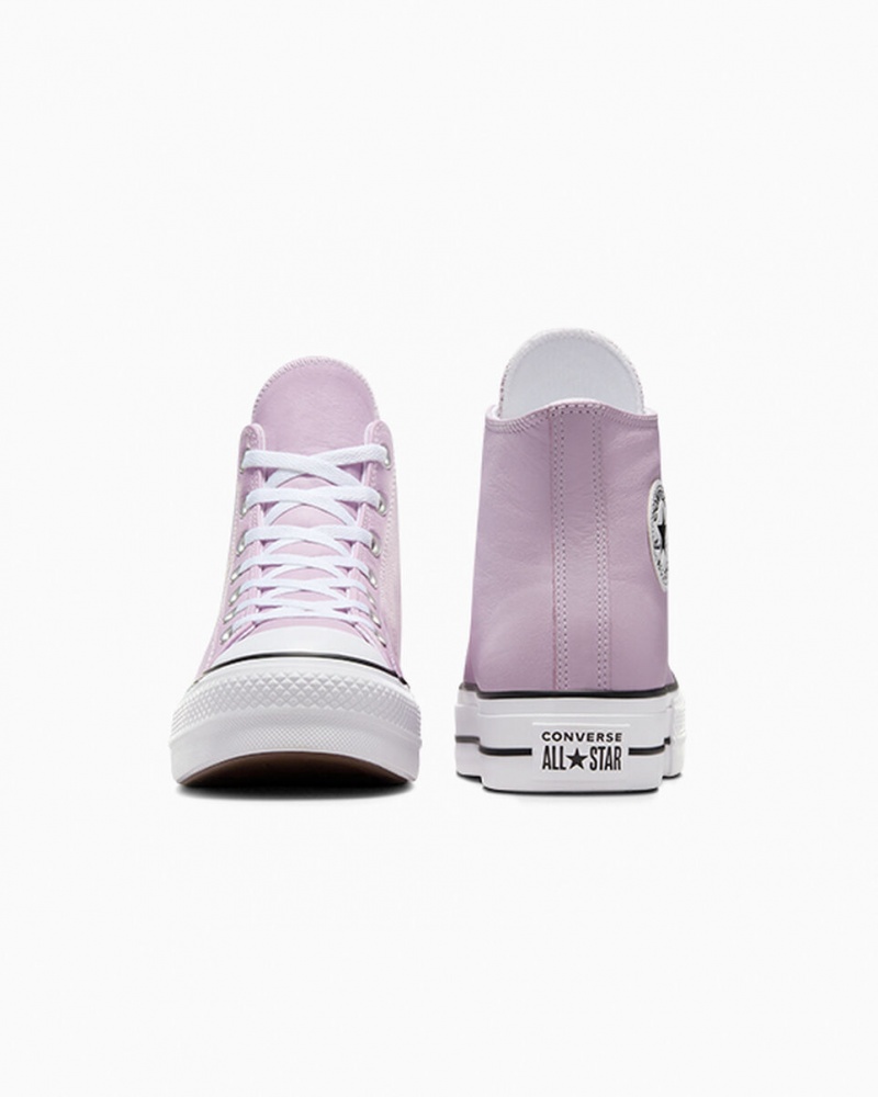 Converse Chuck Taylor All Star Lift flatforms Excess Materials ασπρα μαυρα | OWKAPL-036