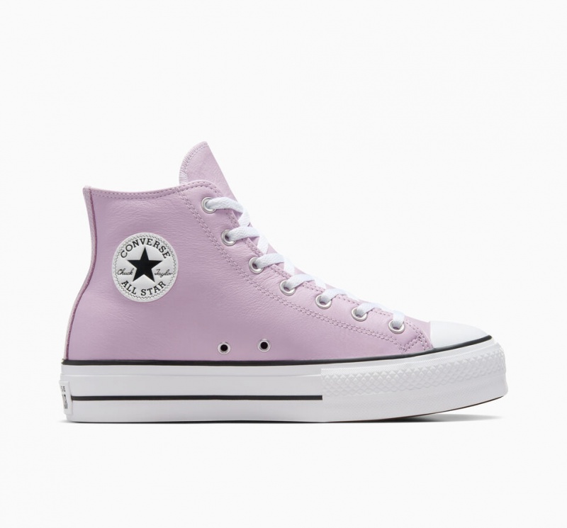 Converse Chuck Taylor All Star Lift flatforms Excess Materials ασπρα μαυρα | OWKAPL-036