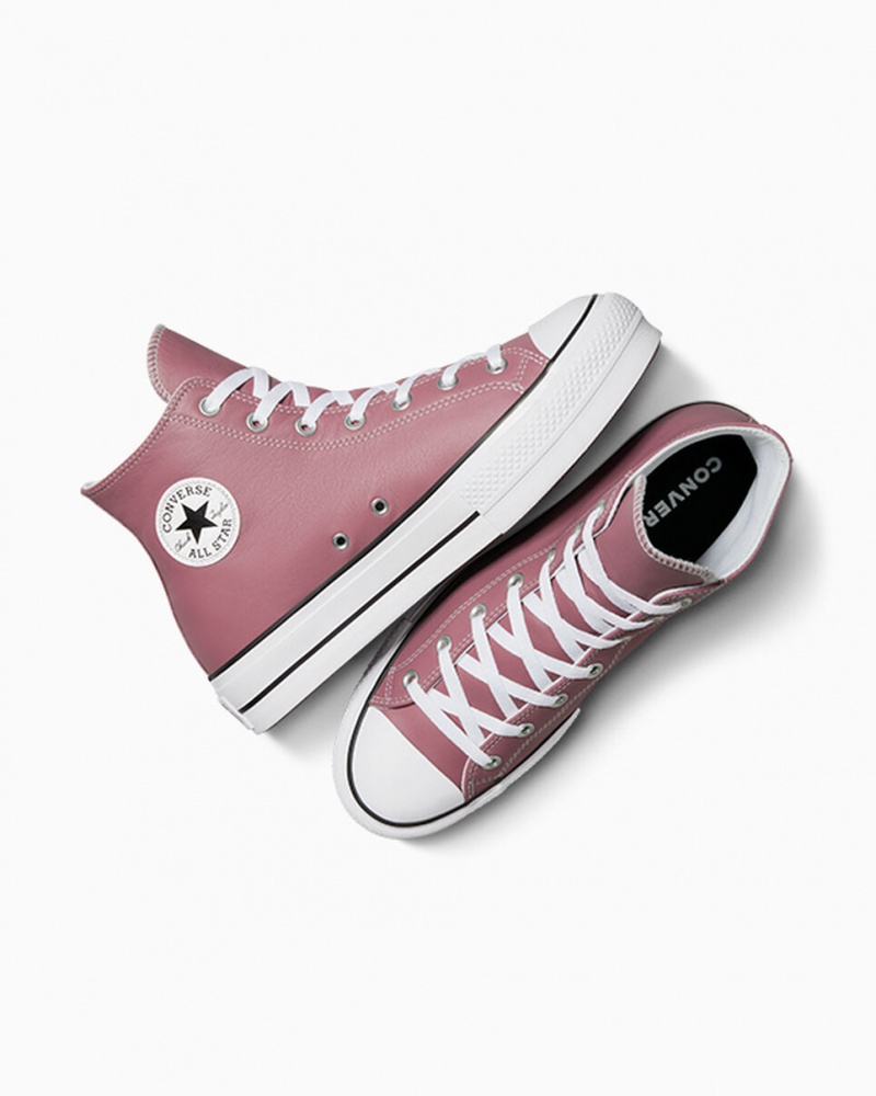 Converse Chuck Taylor All Star Lift flatforms Excess Materials ροζ ασπρα μαυρα | ADOUYT-165