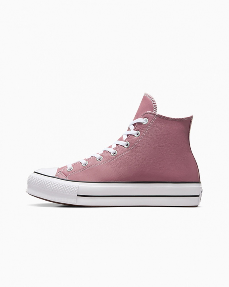 Converse Chuck Taylor All Star Lift flatforms Excess Materials ροζ ασπρα μαυρα | AHTPGO-729