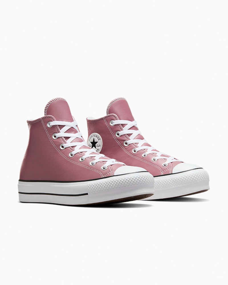 Converse Chuck Taylor All Star Lift flatforms Excess Materials ροζ ασπρα μαυρα | AHTPGO-729