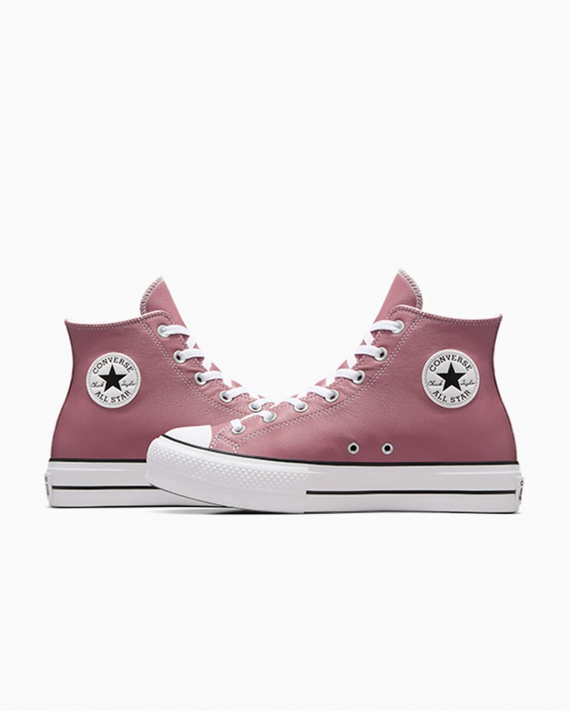 Converse Chuck Taylor All Star Lift flatforms Excess Materials ροζ ασπρα μαυρα | AHTPGO-729