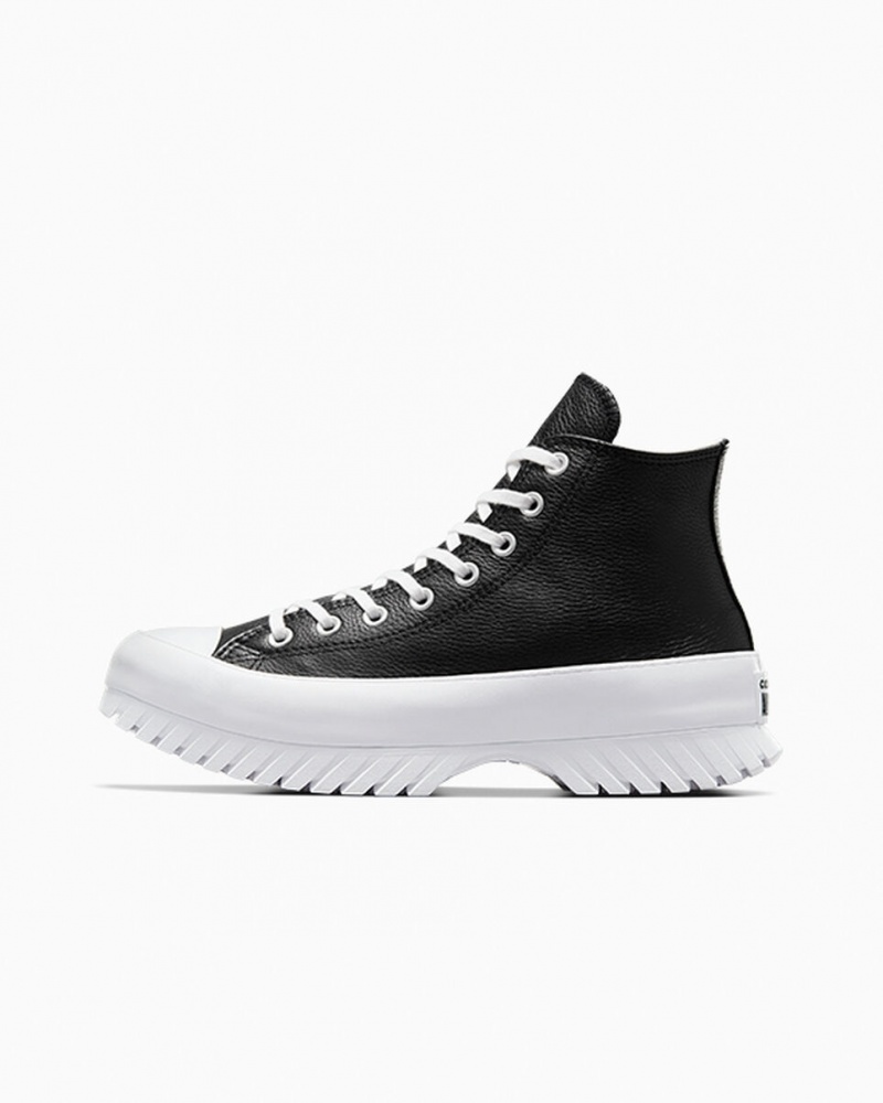 Converse Chuck Taylor All Star Lugged 2.0 δερματινα μαυρα ασπρα | GSCUDT-830