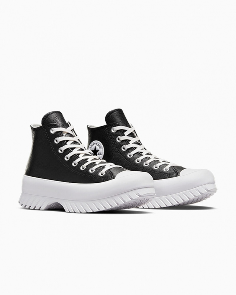 Converse Chuck Taylor All Star Lugged 2.0 δερματινα μαυρα ασπρα | GSCUDT-830