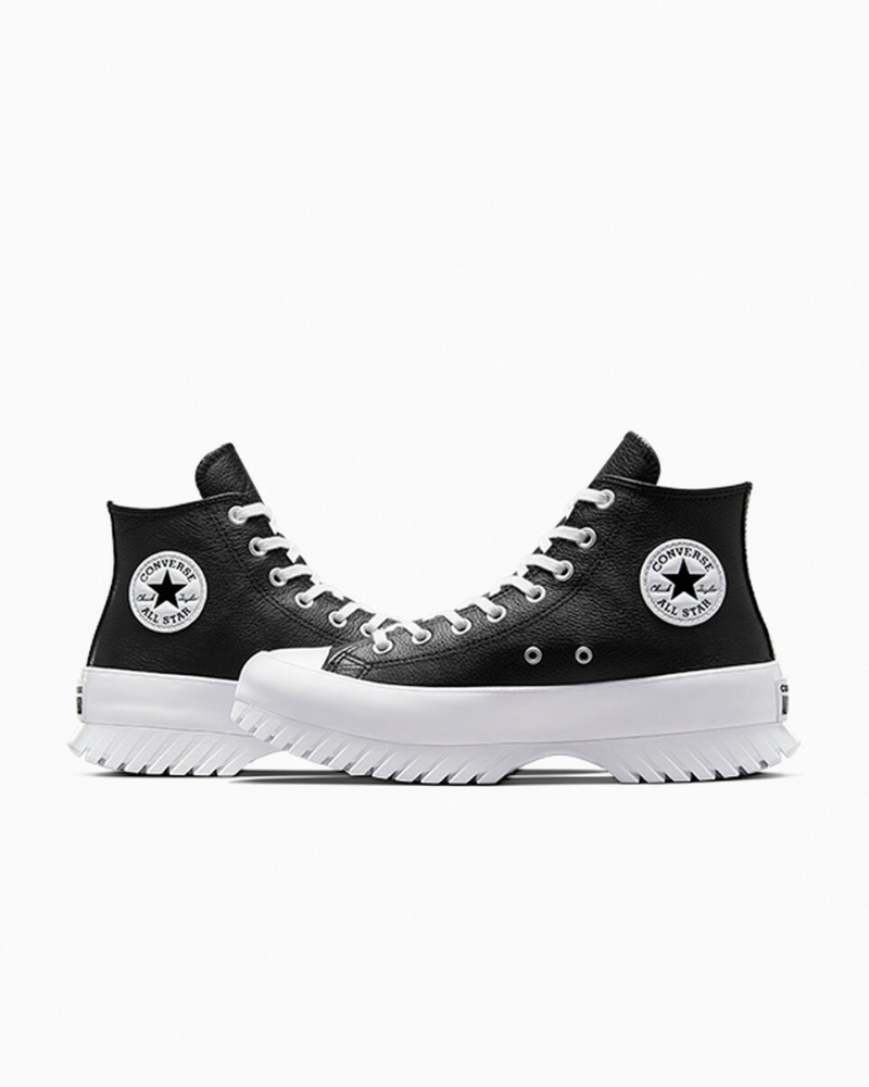 Converse Chuck Taylor All Star Lugged 2.0 δερματινα μαυρα ασπρα | GSCUDT-830