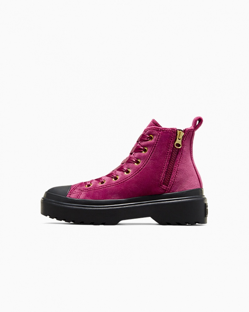 Converse Chuck Taylor All Star Lugged Lift flatforms Velvet μαυρα μαυρα | TRSZWP-637