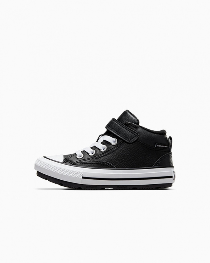 Converse Chuck Taylor All Star Malden δρομου Boot μαυρα μαυρα ασπρα | MZHGQS-296