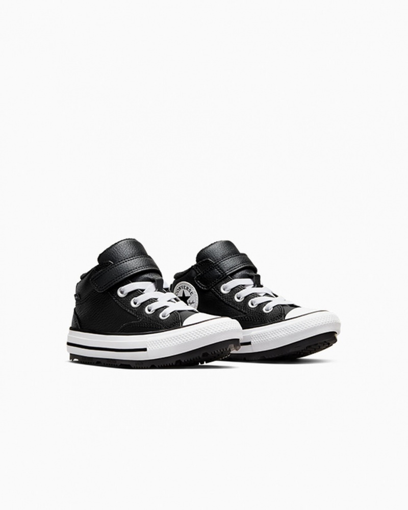 Converse Chuck Taylor All Star Malden δρομου Boot μαυρα μαυρα ασπρα | MZHGQS-296