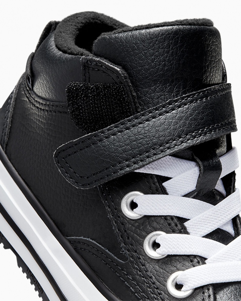 Converse Chuck Taylor All Star Malden δρομου Boot μαυρα μαυρα ασπρα | MZHGQS-296